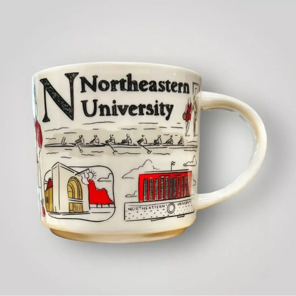 Starbucks Northeastern University Been There Campus Huskies 14 Oz Mug NEW - Picture 8 of 10